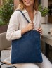 Solid Color Matte PU Tote Bag 